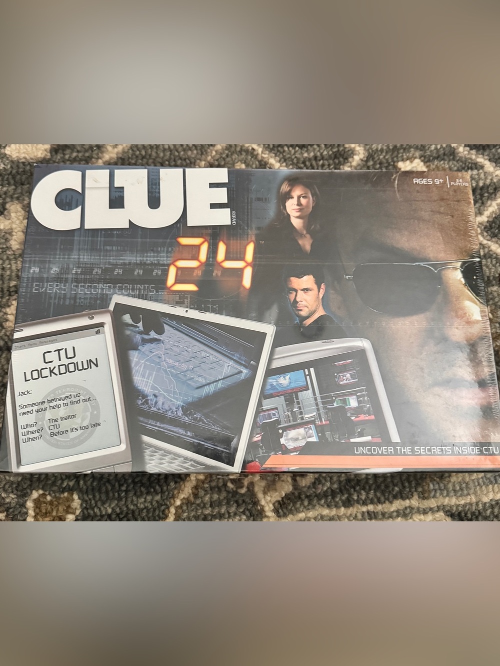 Clue 24 Edition Board Game - Black, Orange